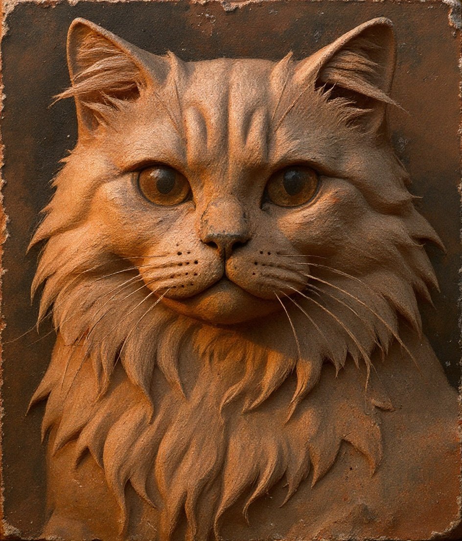 The Persian - Greek Fresco pet portrait